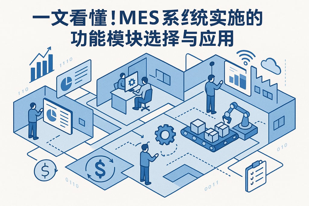 一文看懂！MES 系统实施的功能模块选择与应用